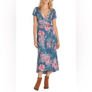 Billabong Wrap Me Up Floral Maxi Dress